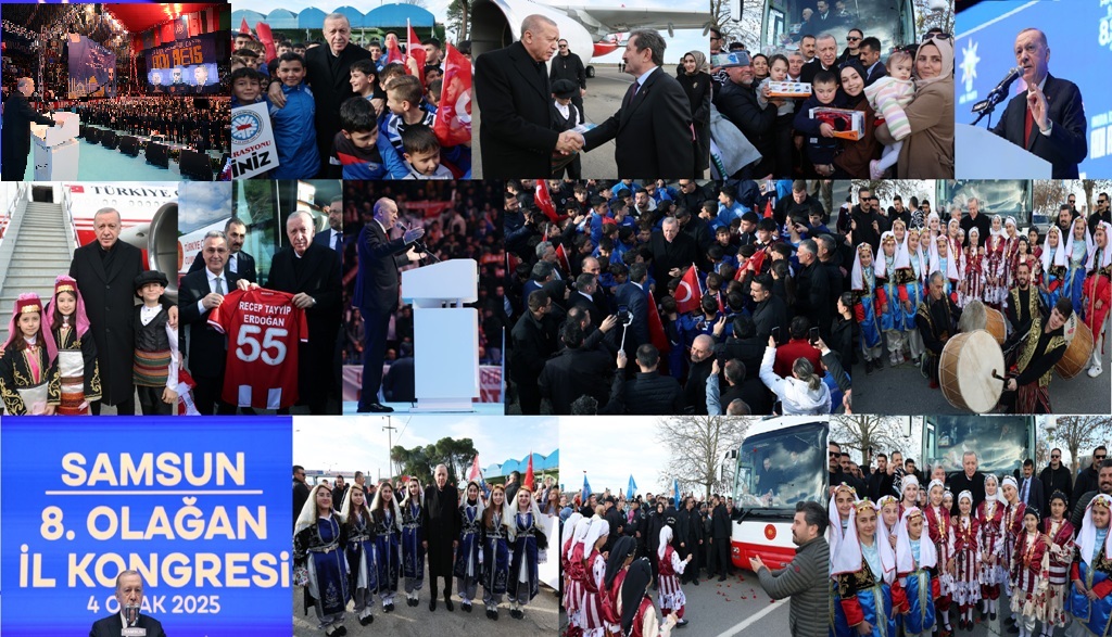 Cumhurbaşkanımız Recep Tayyip Erdoğan, AK Parti Samsun 8. Olağan İl Kongresinde;