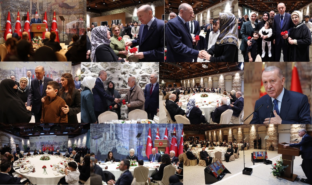 Cumhurbaşkanımız Recep Tayyip Erdoğan, şehit aileleriyle iftar programında