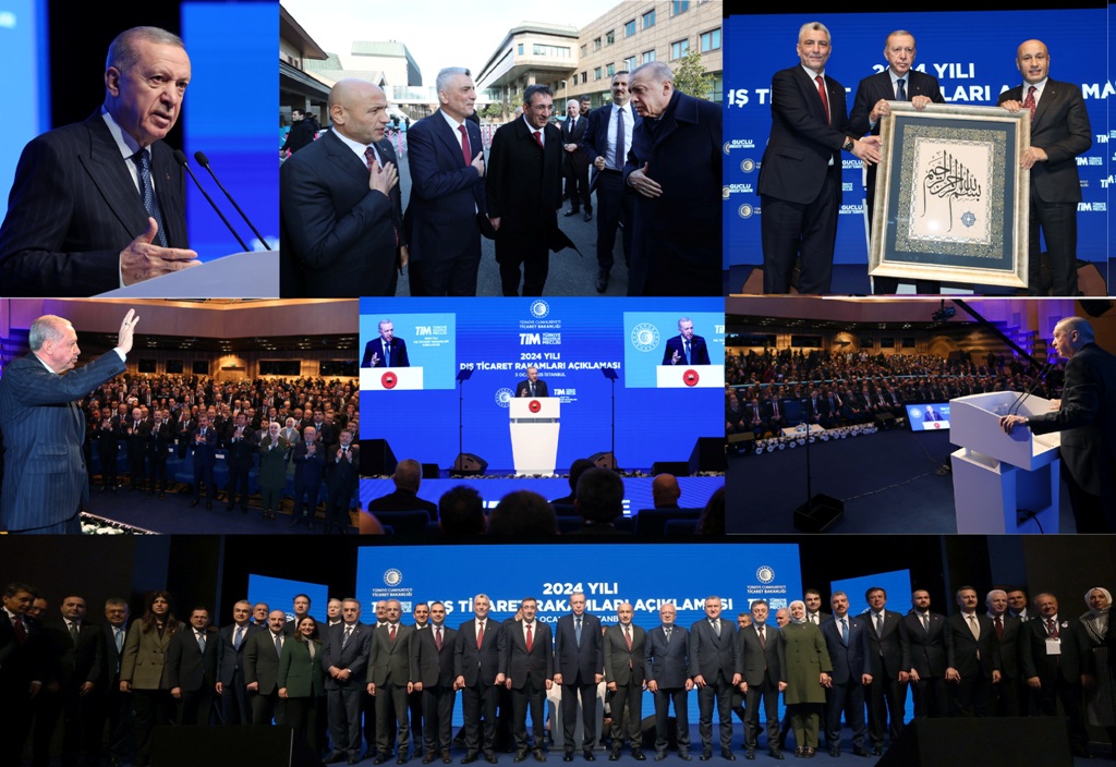 Cumhurbaşkanımız Recep Tayyip Erdoğan, 2024 yılı ihracat rakamlarının açıklanması programında;