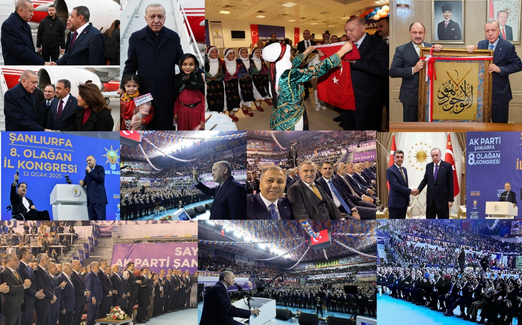 Cumhurbaşkanımız Recep Tayyip Erdoğan, AK Parti Şanlıurfa 8. İl Kongresinde;