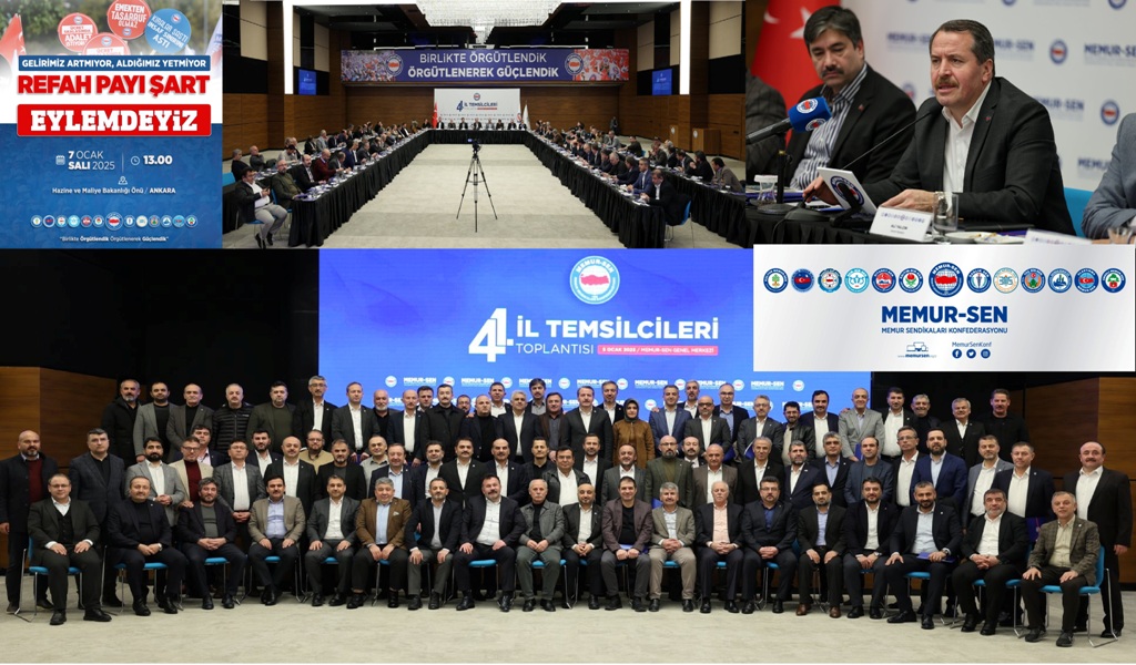 Memur-Sen 41. İl Temsilciler Toplantısı gerçekleştirildi